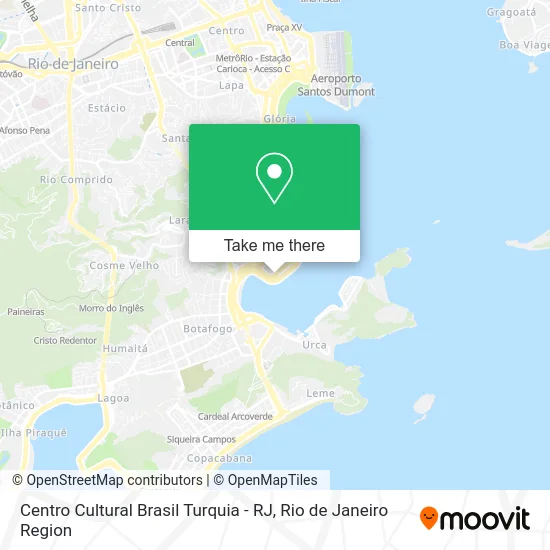 Centro Cultural Brasil Turquia - RJ map