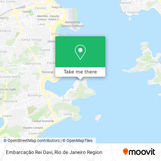 Embarcação Rei Davi map