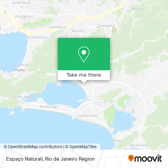 Espaço Naturali map