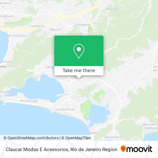 Claucar Modas E Acessorios map