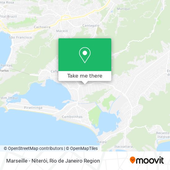 Marseille - Niterói map