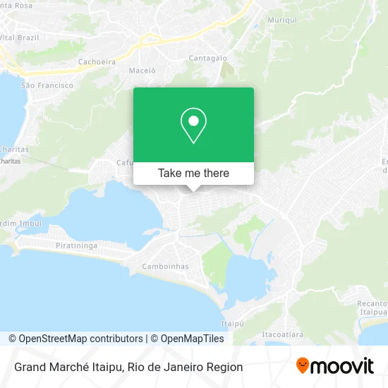 Grand Marché Itaipu map