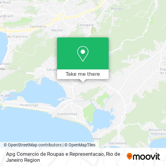 Apg Comercio de Roupas e Representacao map