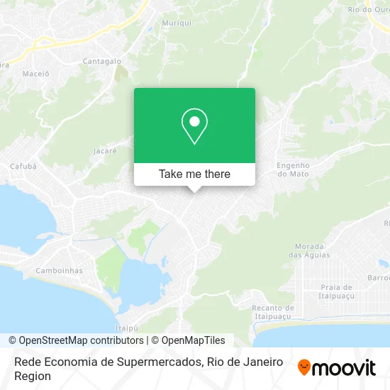Rede Economia de Supermercados map