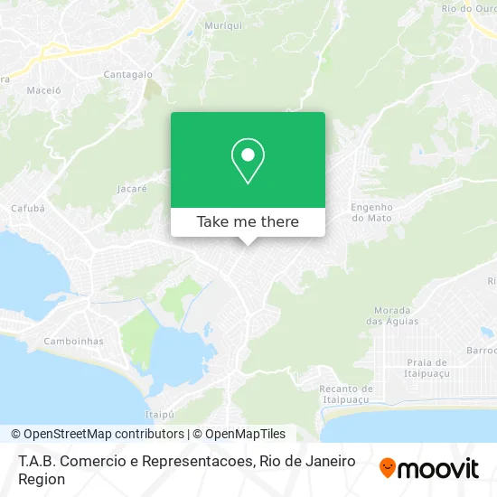 T.A.B. Comercio e Representacoes map