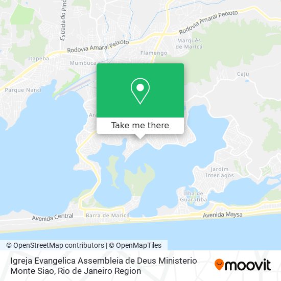 Igreja Evangelica Assembleia de Deus Ministerio Monte Siao map