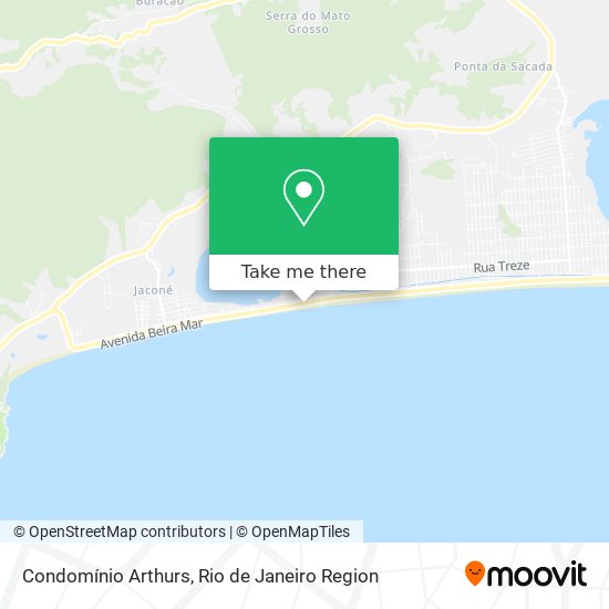 Condomínio Arthurs map