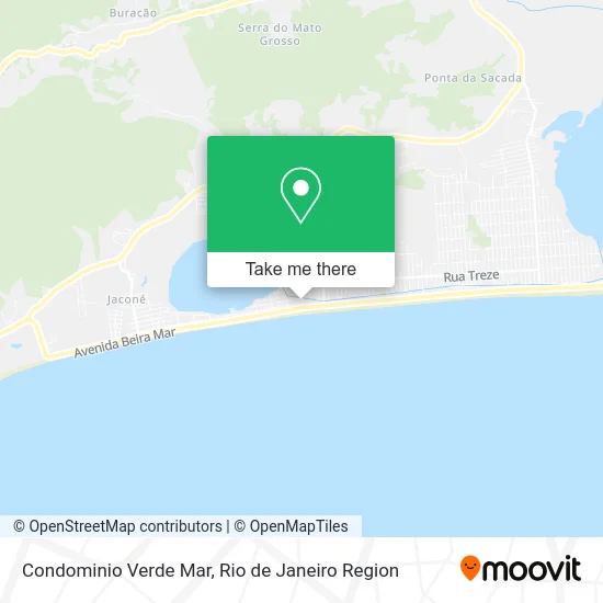 Condominio Verde Mar map