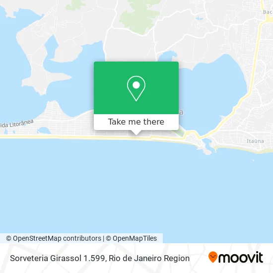 Sorveteria Girassol 1.599 map