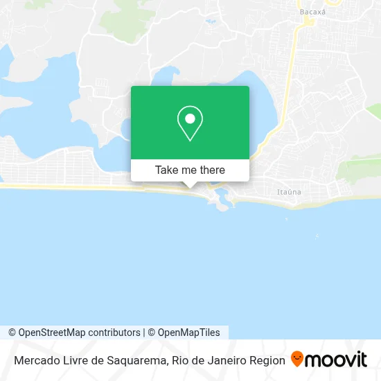 Mercado Livre de Saquarema map