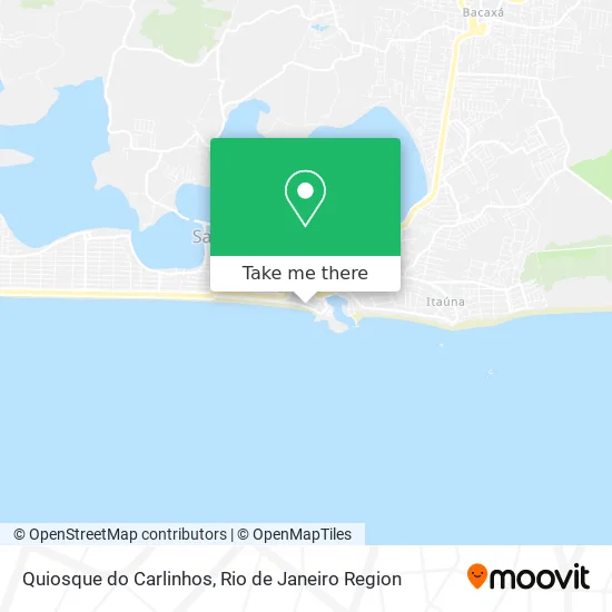 Quiosque do Carlinhos map