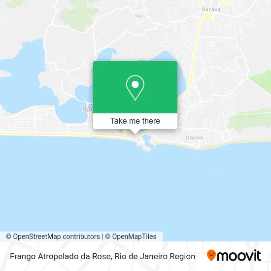 Frango Atropelado da Rose map