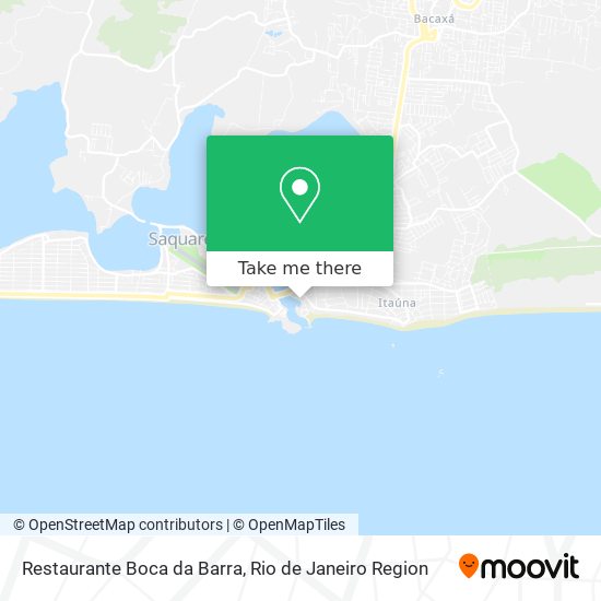 Mapa Restaurante Boca da Barra