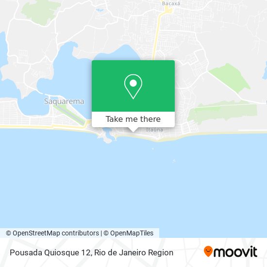 Pousada Quiosque 12 map