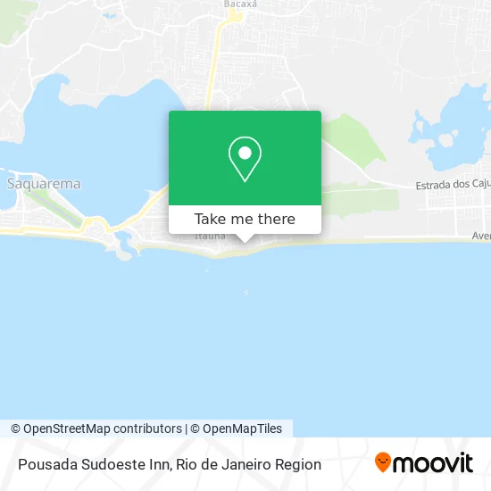Pousada Sudoeste Inn map