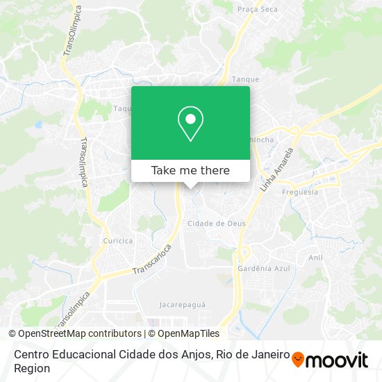 Centro Educacional Cidade dos Anjos map