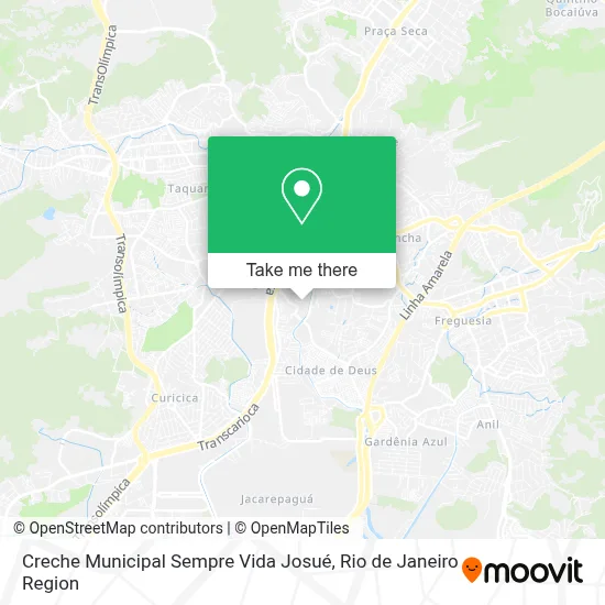 Creche Municipal Sempre Vida Josué map