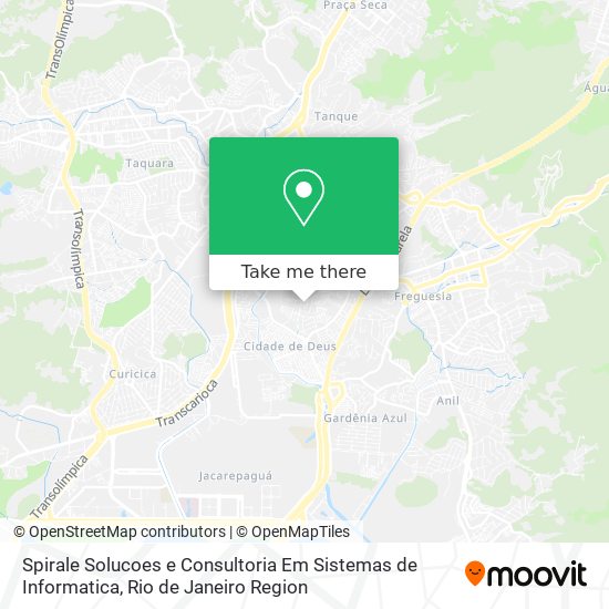 Mapa Spirale Solucoes e Consultoria Em Sistemas de Informatica