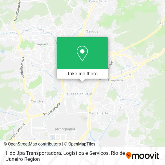 Hdc Jpa Transportadora, Logistica e Servicos map