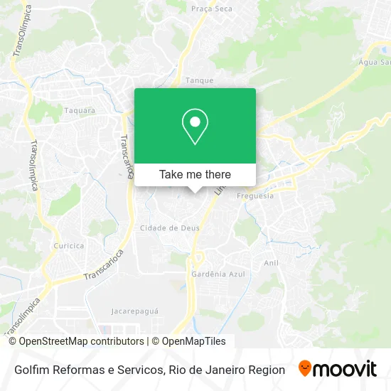 Golfim Reformas e Servicos map