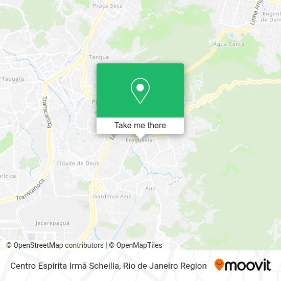 Centro Espírita Irmã Scheilla map