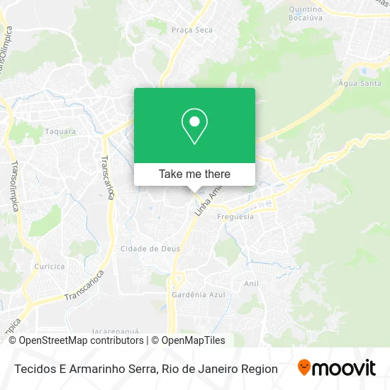 Tecidos E Armarinho Serra map