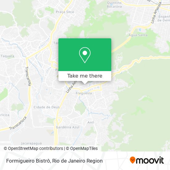 Formigueiro Bistrô map