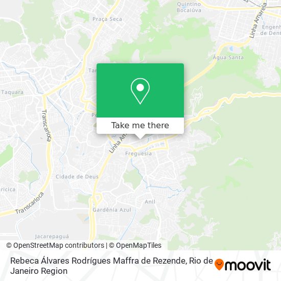 Rebeca Álvares Rodrígues Maffra de Rezende map