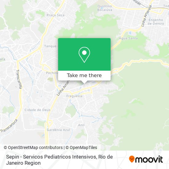 Sepin - Servicos Pediatricos Intensivos map