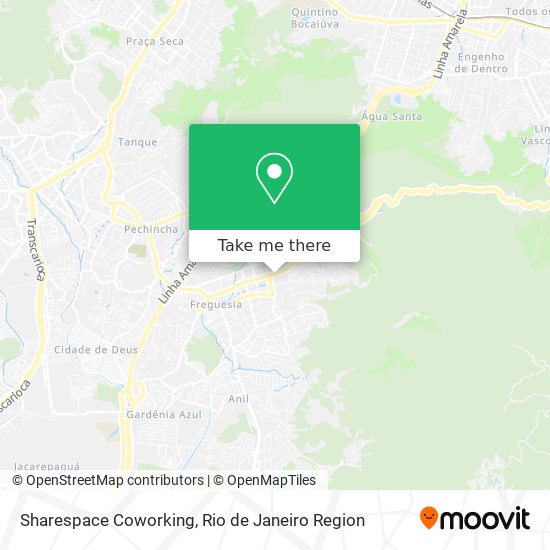 Mapa Sharespace Coworking