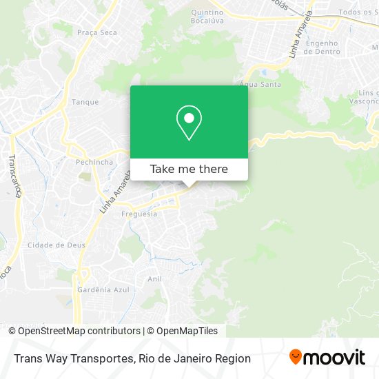 Mapa Trans Way Transportes