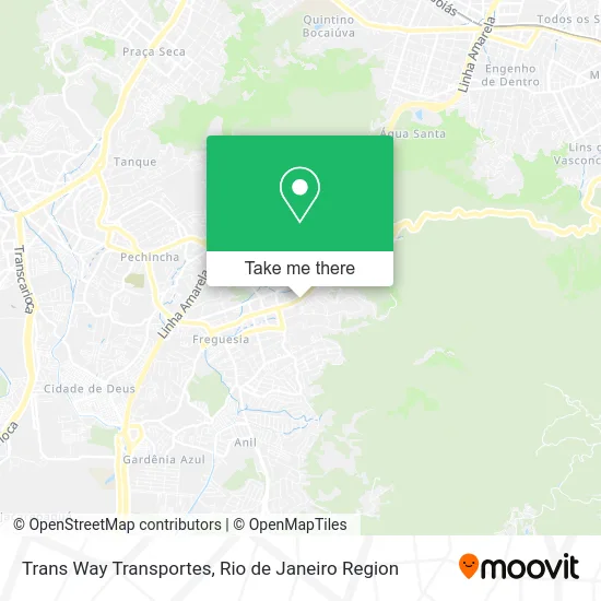 Trans Way Transportes map