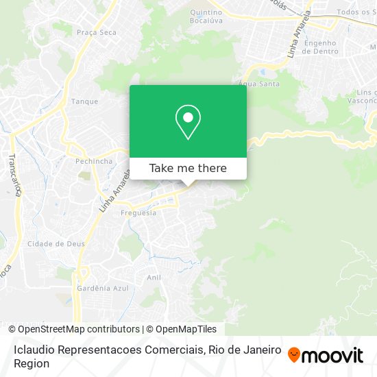 Iclaudio Representacoes Comerciais map