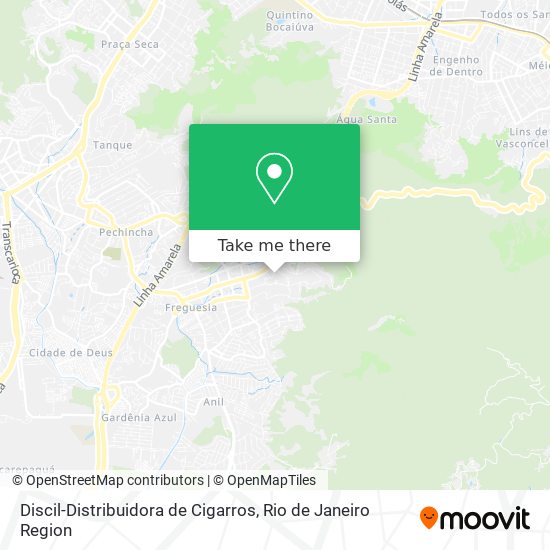 Mapa Discil-Distribuidora de Cigarros