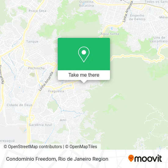 Condomínio Freedom map
