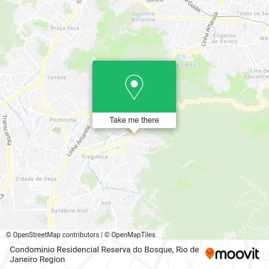 Condominio Residencial Reserva do Bosque map