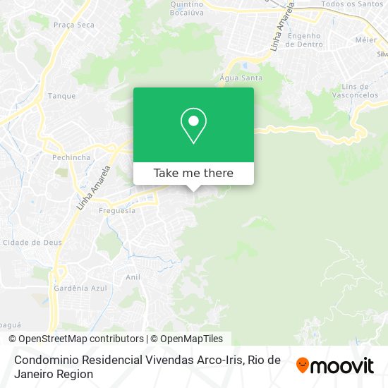 Condominio Residencial Vivendas Arco-Iris map