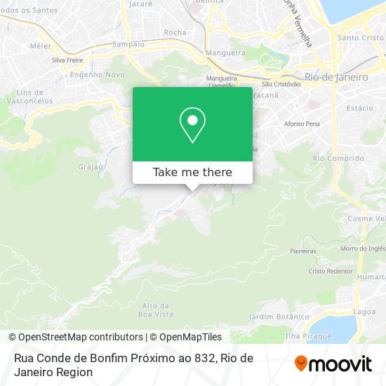 Rua Conde de Bonfim Próximo ao 832 map