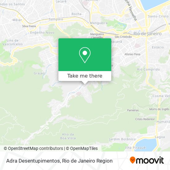 Adra Desentupimentos map