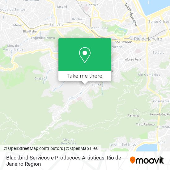 Blackbird Servicos e Producoes Artisticas map