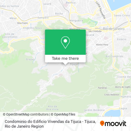 Condominio do Edificio Vivendas da Tijuca - Tijuca map