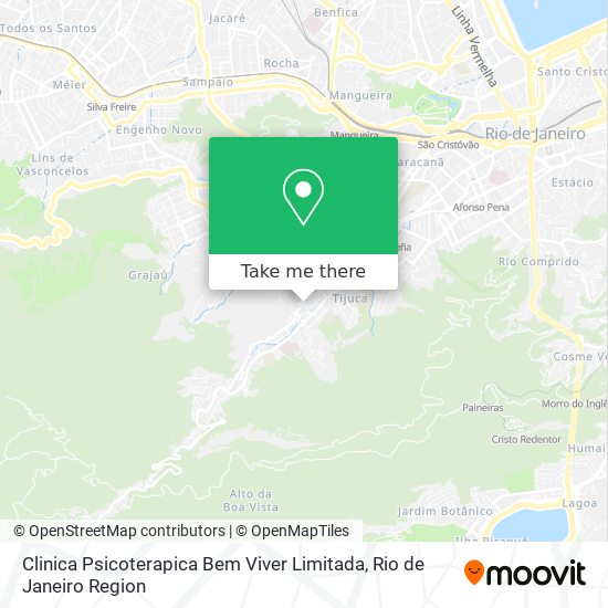 Clinica Psicoterapica Bem Viver Limitada map