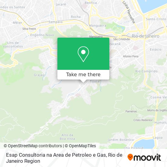 Mapa Esap Consultoria na Area de Petroleo e Gas