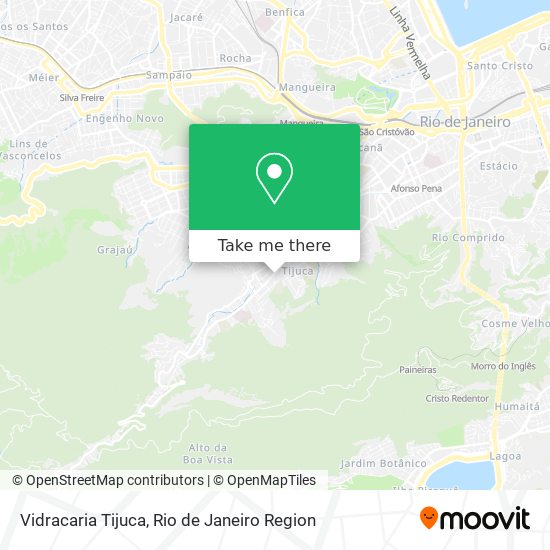 Mapa Vidracaria Tijuca