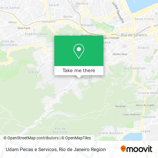 Udam Pecas e Servicos map