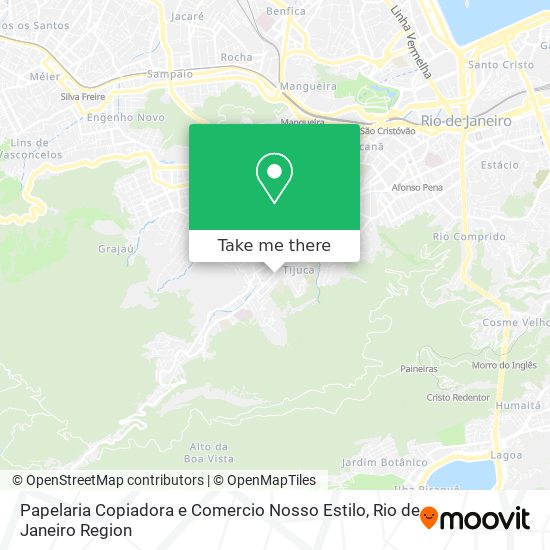 Papelaria Copiadora e Comercio Nosso Estilo map