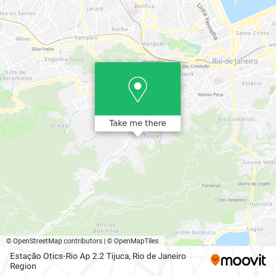 Mapa Estação Otics-Rio Ap 2.2 Tijuca