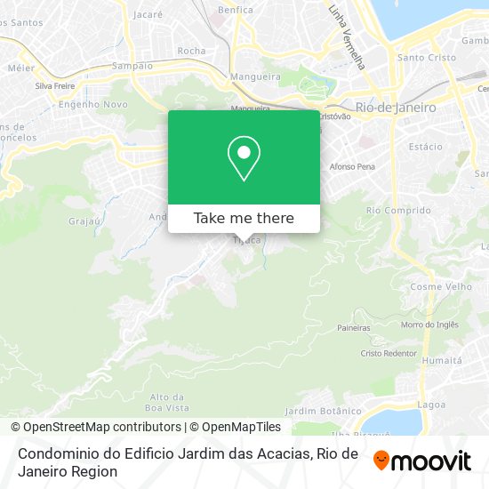 Mapa Condominio do Edificio Jardim das Acacias