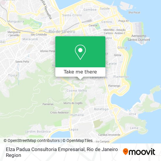 Mapa Elza Padua Consultoria Empresarial