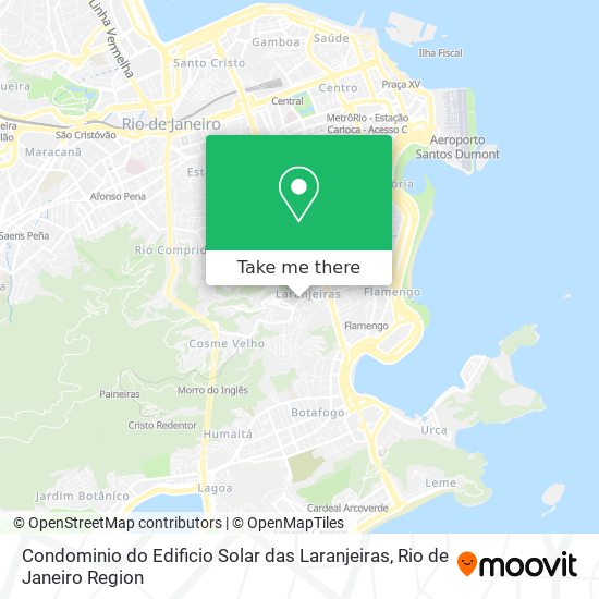 Mapa Condominio do Edificio Solar das Laranjeiras